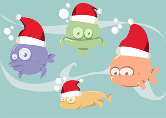 it's Christmas into the sea too!