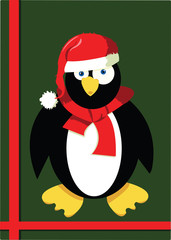 Christmas penguin