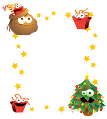 Vertical Christmas frame