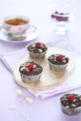 Fototapeta na wymiar Chocolate Muffins