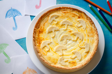 cottage cheese and poppy seed cake