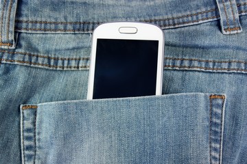 White phone in your pocket