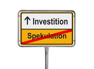 Investition / Spekulation