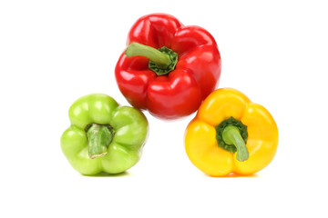 Colored peppers.