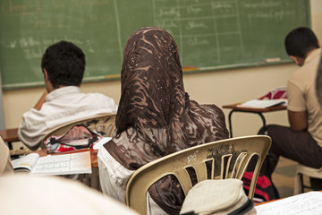 Schulzimmer in Beirut, Libanon