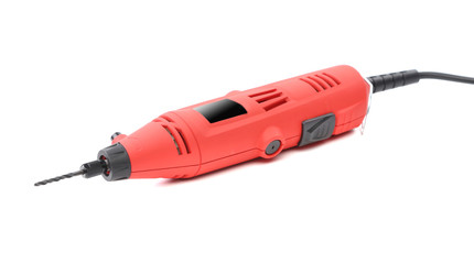 Mini drill with attachment.