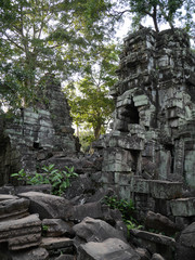 Fototapeta na wymiar Ta Prohm Świątynia Angkor, Kambodża