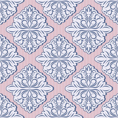 vector seamless backdrop. damask pattern. flower wallpaper