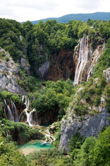 Fototapeta na wymiar Wodospady, Park Narodowy Jeziora Plitvice, Chorwacja