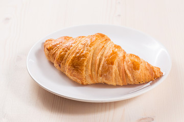 Fresh baked croissants