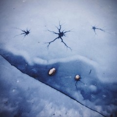 abstrakcja na lodzie