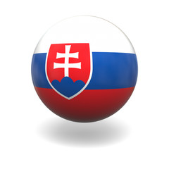 Obraz premium Slovakian flag