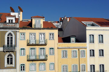 Fototapeta premium Old building, Lisbon, Portugal