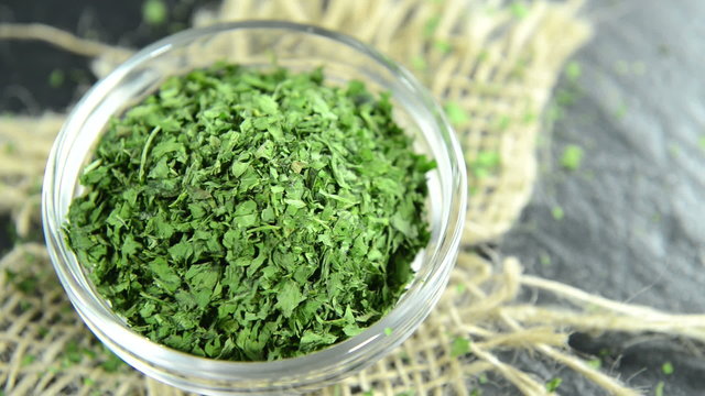 Heap of dried Parsley (loopable)