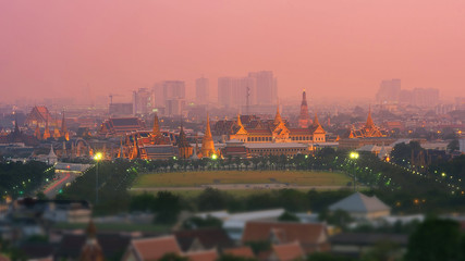 Obraz premium Panorama view of bangkok