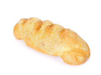 Fresh Tasty Bread on White Background