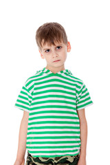 Cute boy anger