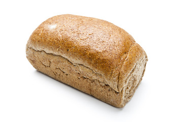Fresh bread isolated on white background