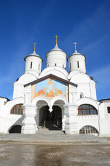Fototapeta na wymiar Спасский собор Спасо-Прилуцкого монастыря в Вологде