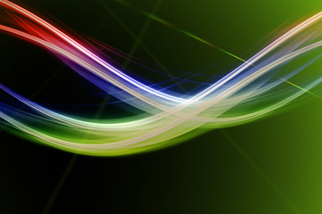 futuristic wave background design with lights