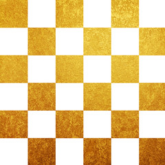 金のチェック模様