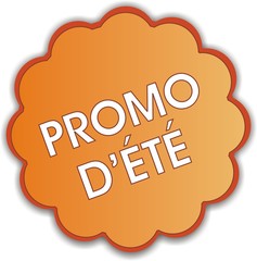 étiquette promo d'été