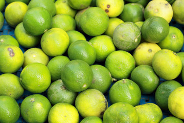A lot of green lemon