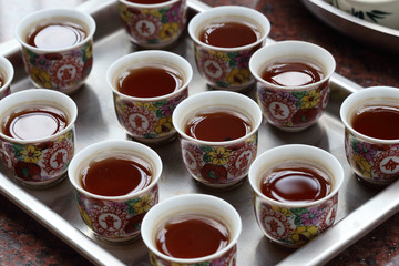 chinese tea at the temple