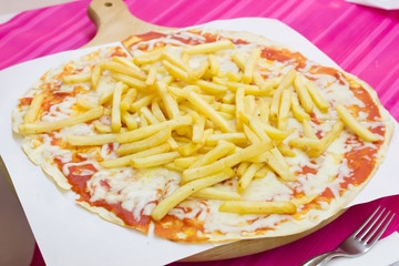 Piadazza Romagnola with potatoes
