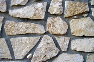 mur en pierres de tailles
