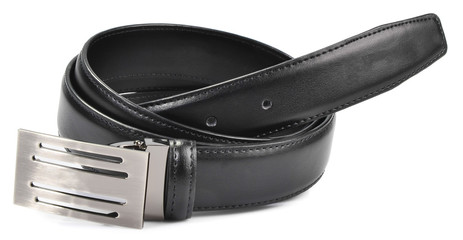 mens belts on a background