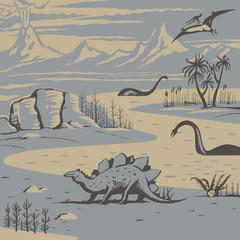 Prehistoric landscape © daseugen
