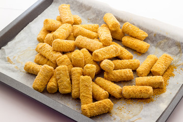 Potato Croquettes ready to be cooked