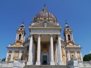 The Basilica of Superga in the vicinity of Turin