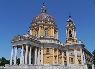 Fototapeta na wymiar The Basilica of Superga in the vicinity of Turin