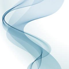 Abstract colorful background blue smoke wave