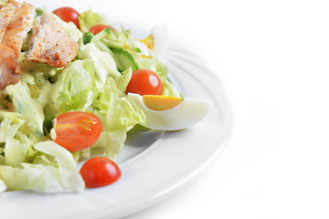 salad with lettuce