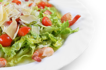 Salad with seafood