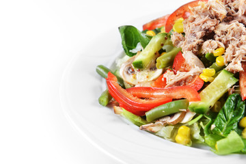 fresh chopped tuna salad