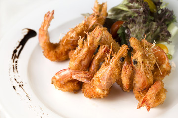 Deep Fried Prawns
