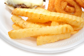 Crispy French Fries with Salt and Pepper