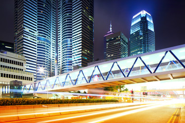 Busy traffic in Hong Kong