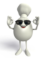 Happy Egg as chef