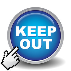 KEEP OUT ICON