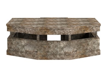realistic 3d render of bunker