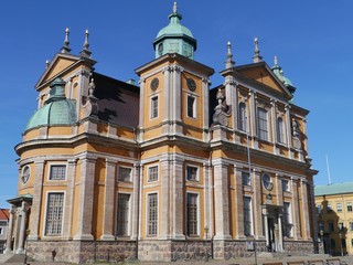 Fototapeta na wymiar The historic cathedral of Kalmar in Sweden