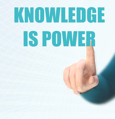 Naklejka premium Knowledge Empowers You