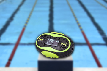 Portable mini MP3 waterproof Swimming pool Background
