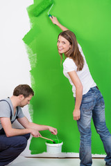 frische farbe für die wände