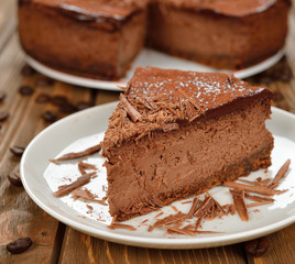 Chocolate cheesecake